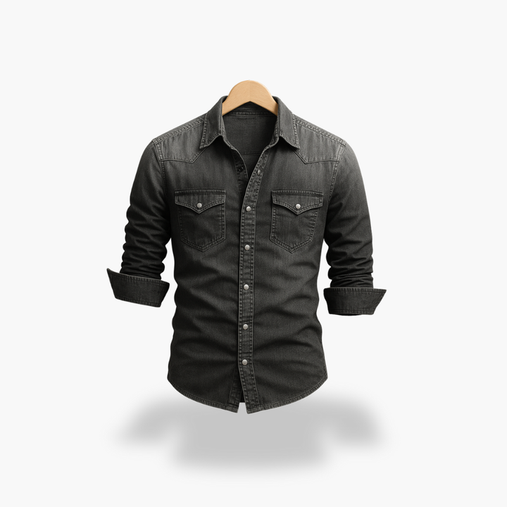 Camicia con Bottoni Frontali e Maniche Lunghe per Uomo | Altivaro