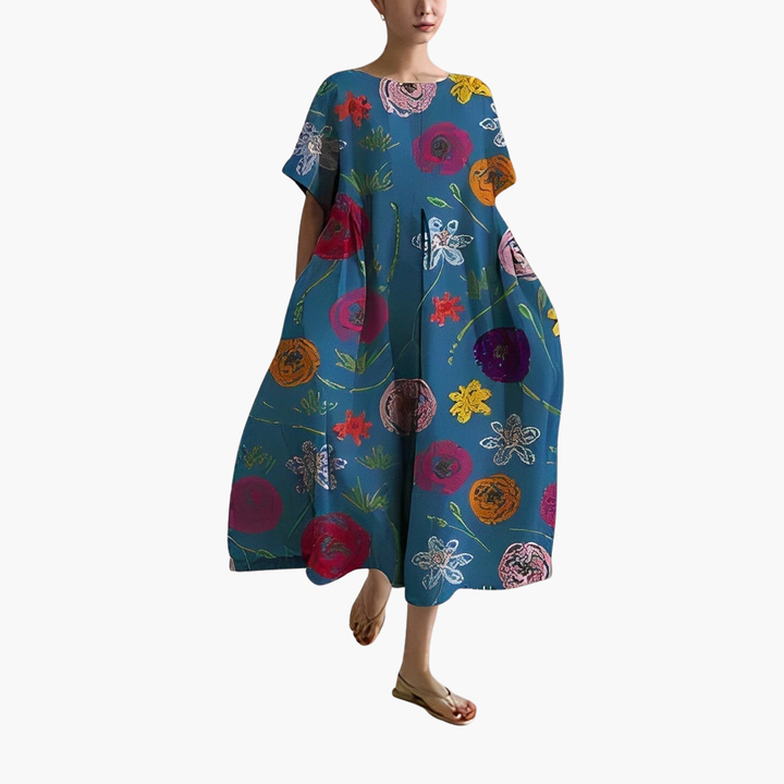 Abito Lungo Estivo Donna con Stampa Floreale | Altivaro