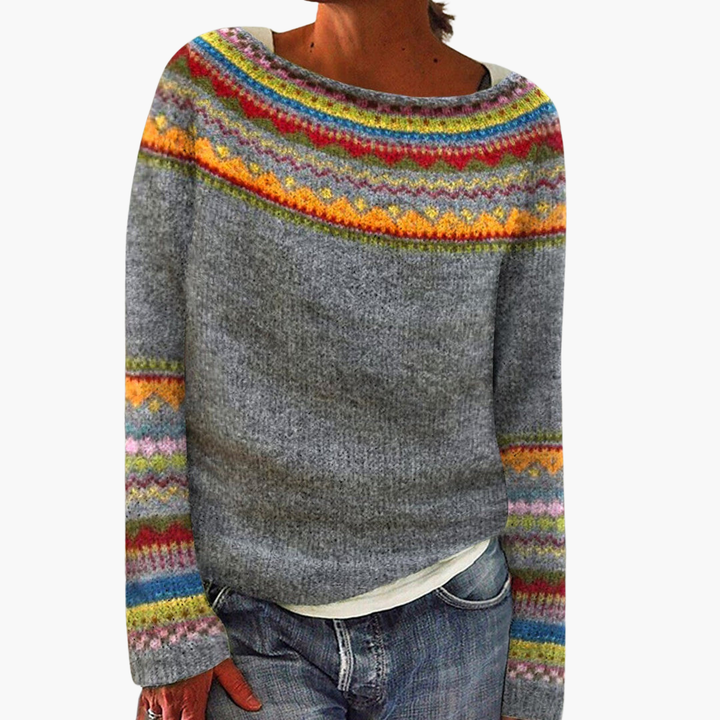 Maglione Donna in Lana Lavorato a Maglia Girocollo | Altivaro
