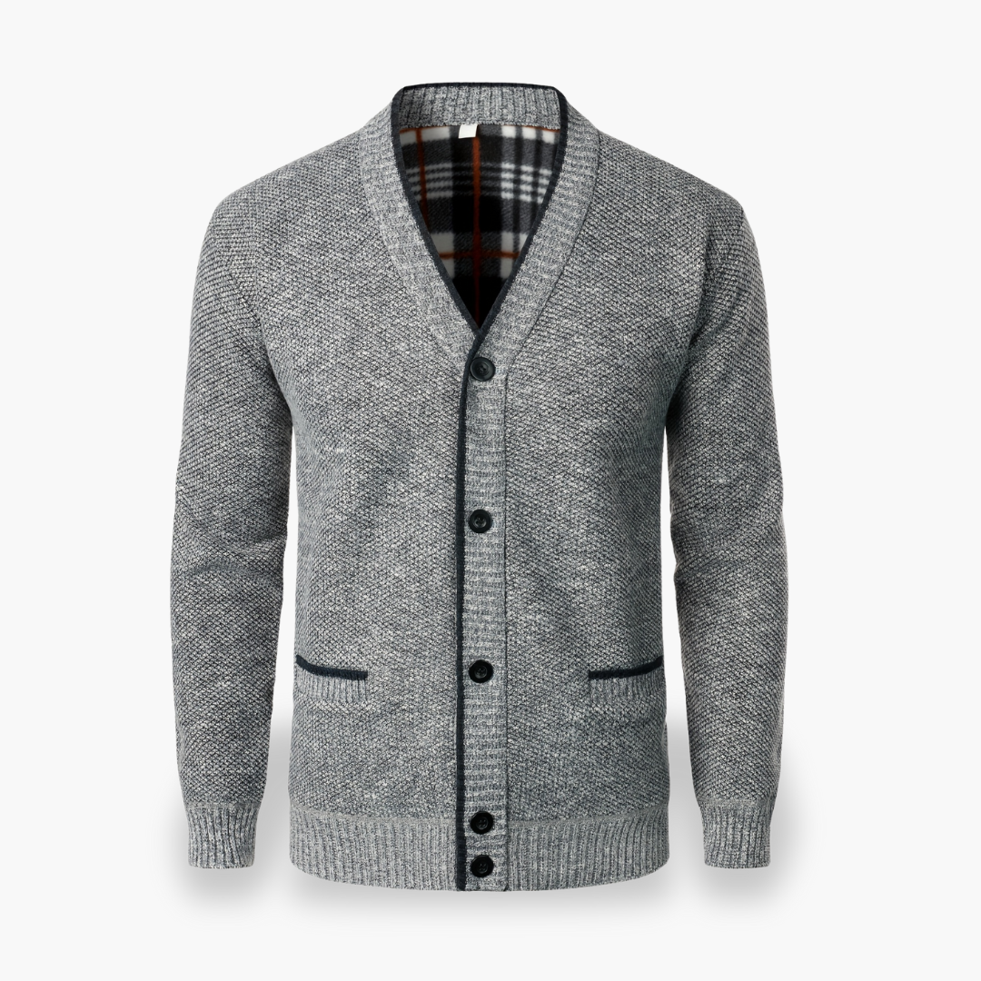 Cardigan uomo, con bottoni e tasche | Altivaro