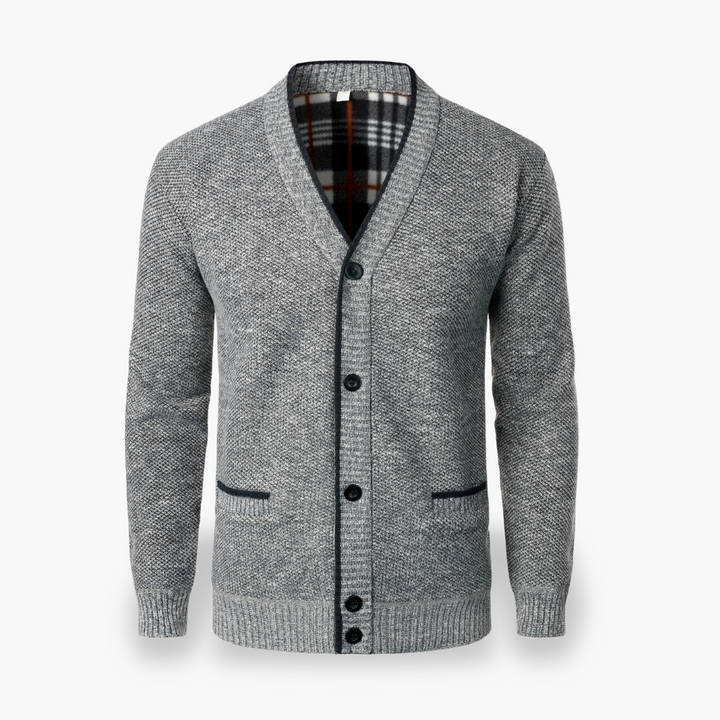 Cardigan uomo, con bottoni e tasche | Altivaro