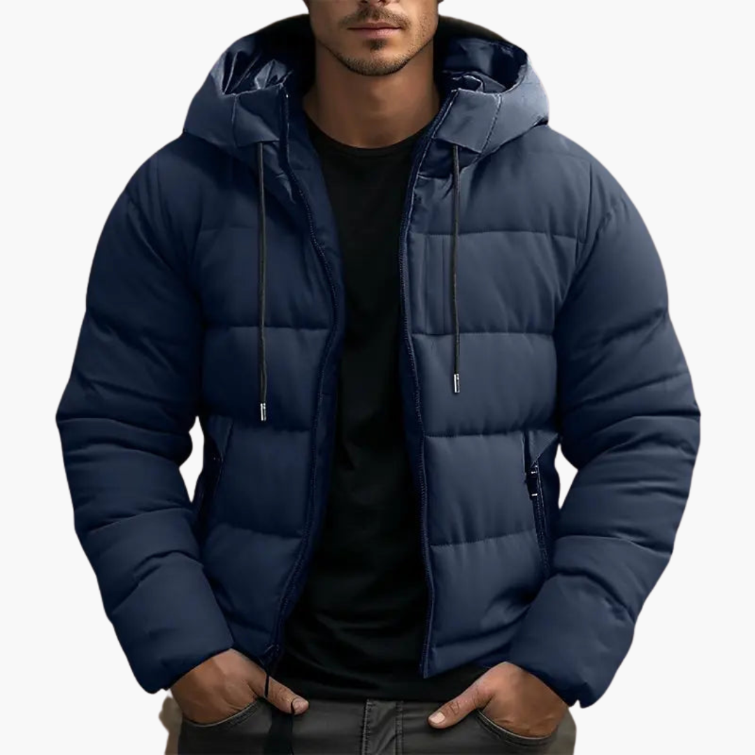 Giacca Invernale Uomo Piumino con Cappuccio | Altivaro