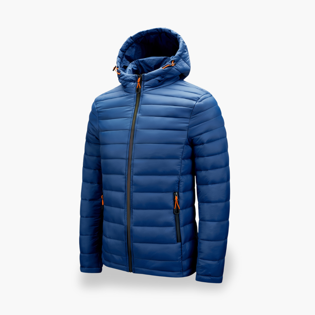 Giacca Uomo Piumino con Cappuccio e Zip | Altivaro