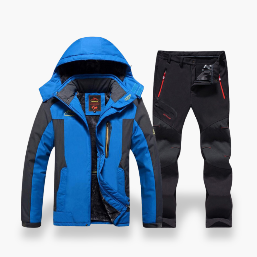 Completo Uomo Outdoor Invernale con Giacca e Pantaloni Impermeabili | Altivaro