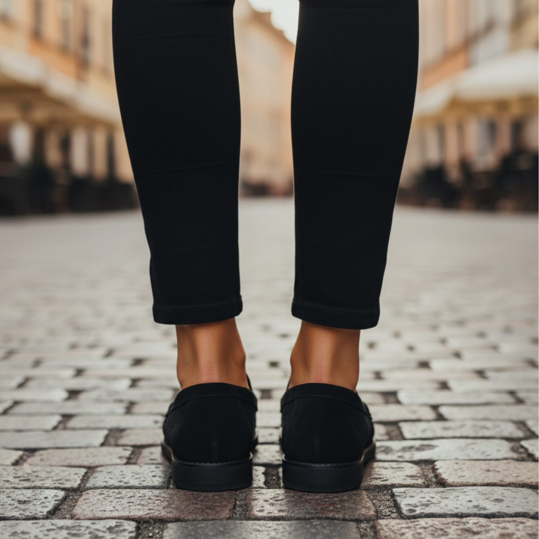 Orthopädische Mokassins Damen Geprägtes Leder | Altivaro