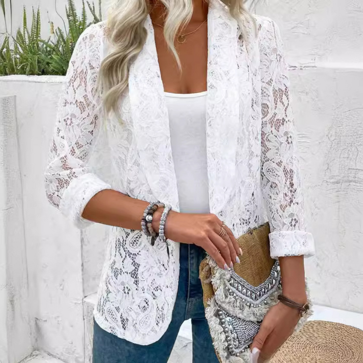 Donna Giacca Pizzo Manica 3/4 Elegante | Altivaro-Altivaro