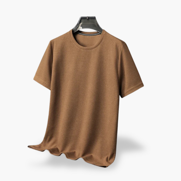 T-Shirt Uomo Waffle in Cotone | Altivaro