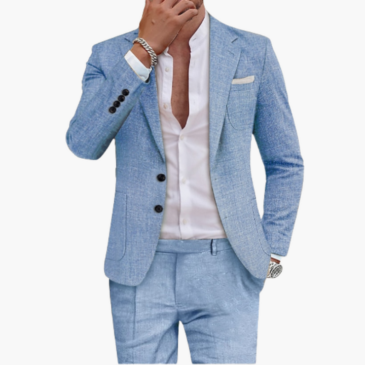 Giacca e Pantaloni in Lino per Uomo Completo Elegante | Altivaro