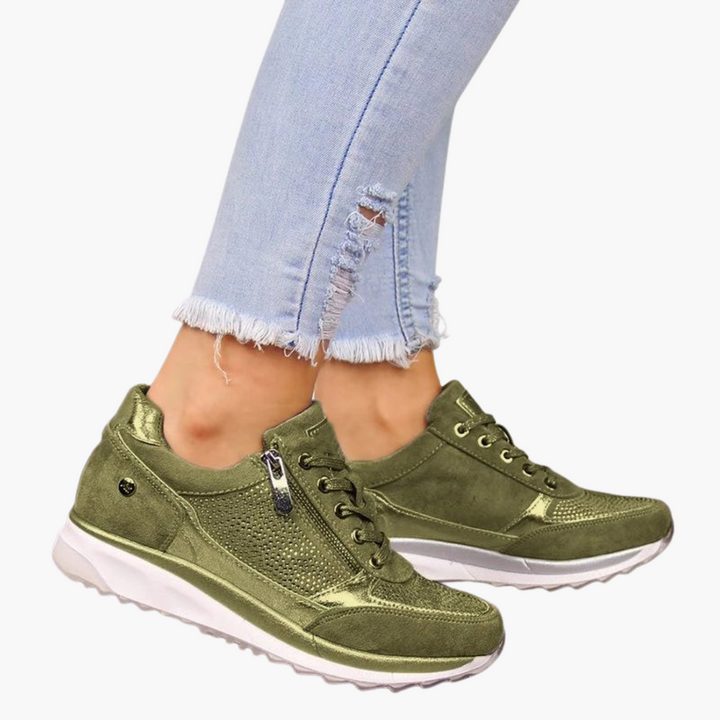 Sneakers Donna con Zip e Suola Comfort | Altivaro
