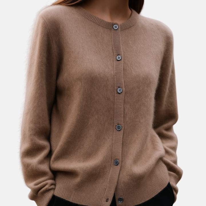 Cardigan Donna Girocollo Manica Lunga | Altivaro