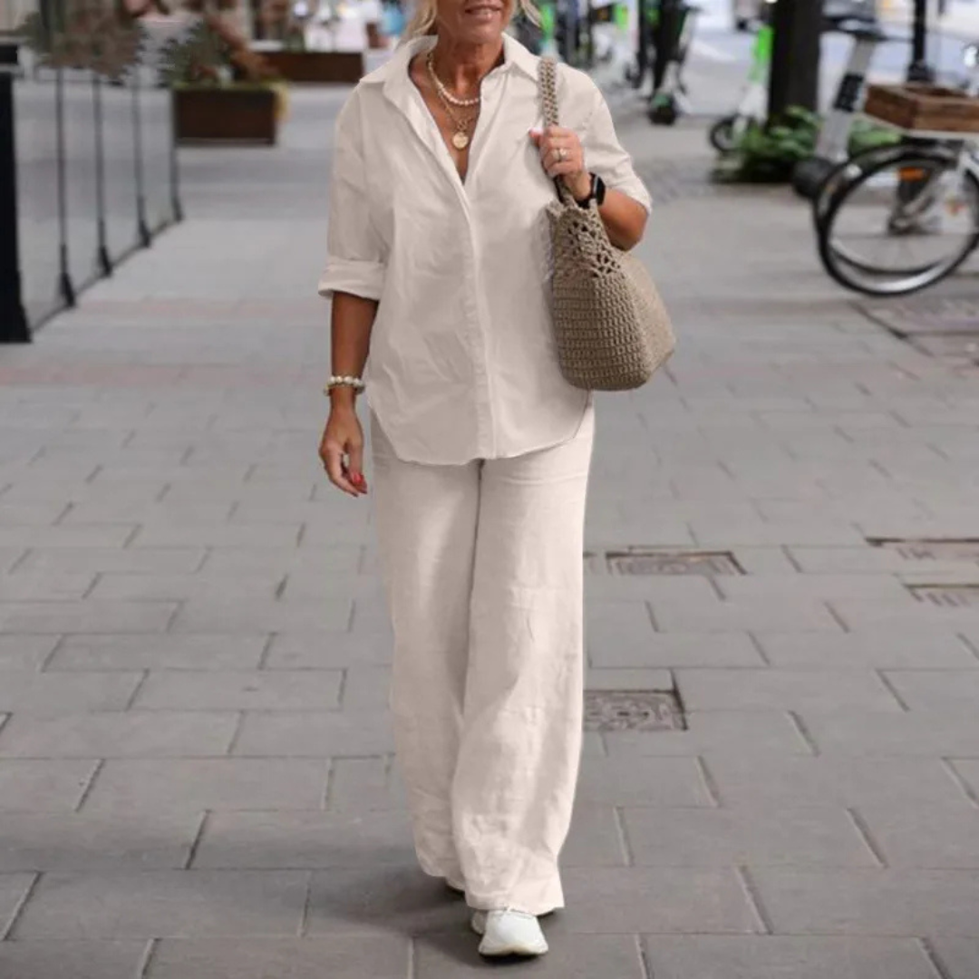 Completo Donna Camicia Pantaloni | Altivaro