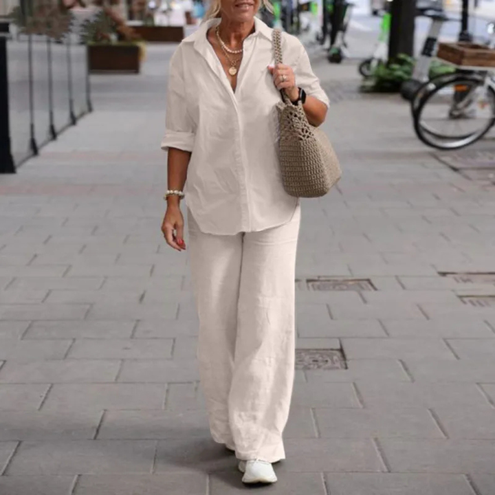 Completo Donna Camicia Pantaloni | Altivaro