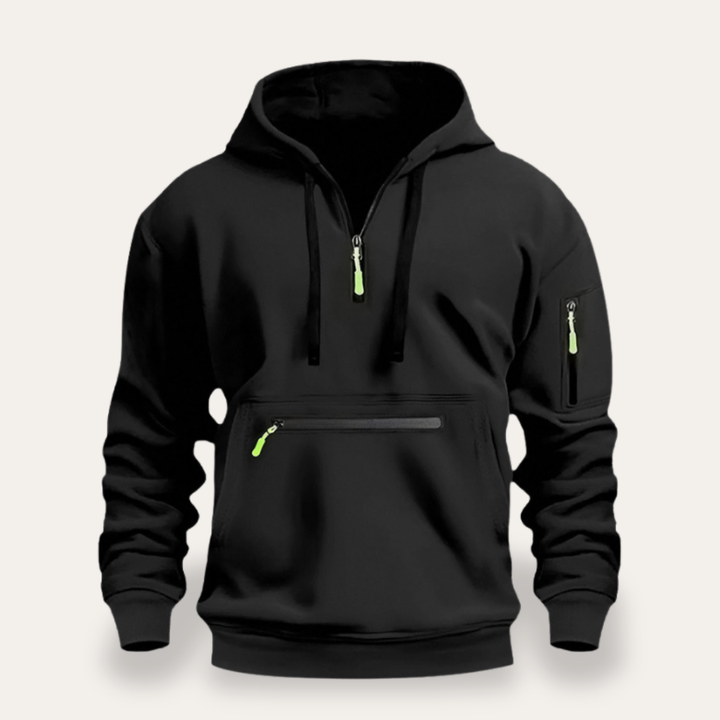 Men's Bomber Casual Jacket Pockets Ribbed Sporty | Altivaro