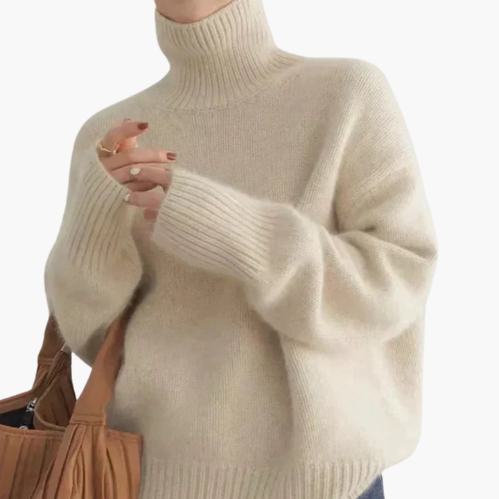 Maglione Collo Alto Donna in Cashmere | Altivaro