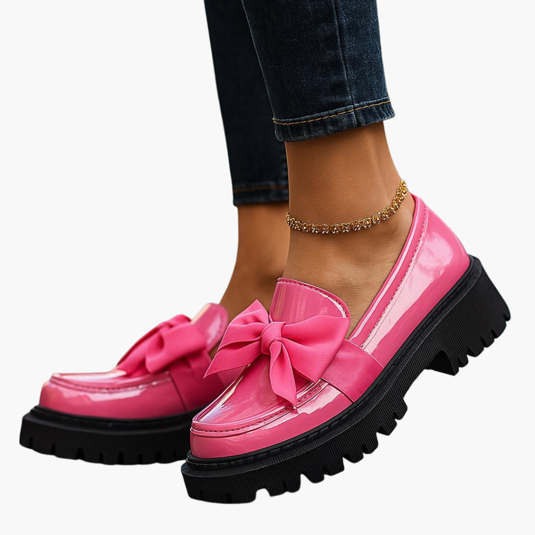 Women's Orthopedic Moccasins with Bow | Altivaro