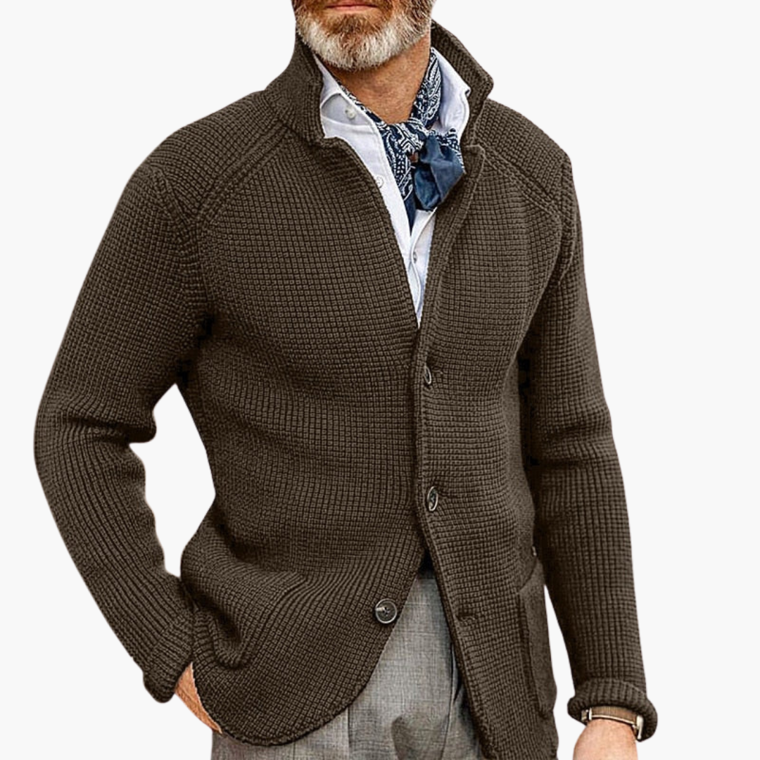 Cardigan da Uomo con Collo Alto | Altivaro
