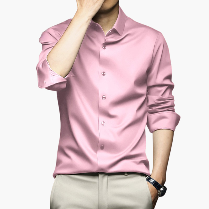 Camicia Elegante Uomo in Raso Slim Fit | Altivaro