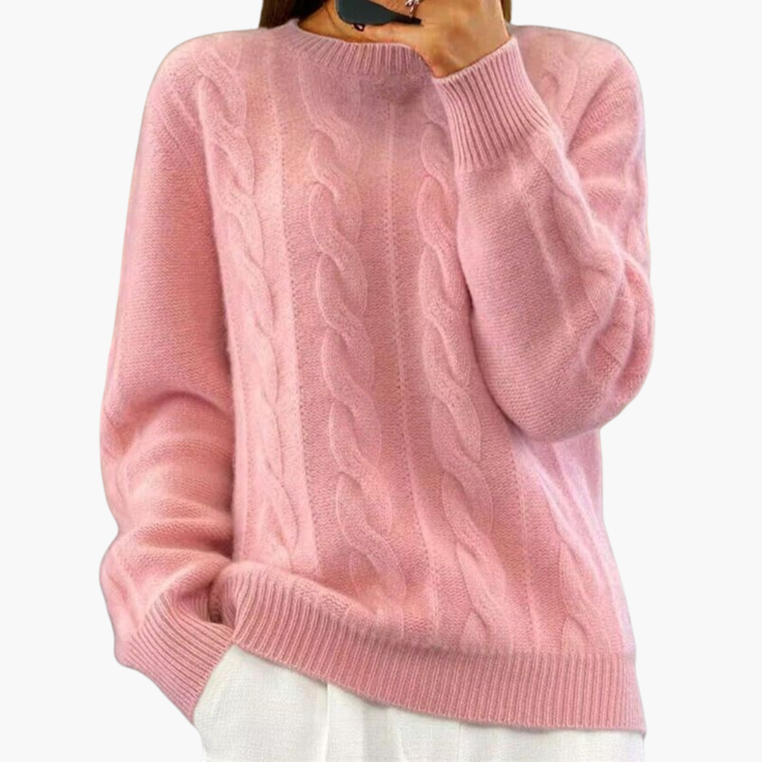 Maglione Donna Lana Treccia Invernale | Altivaro