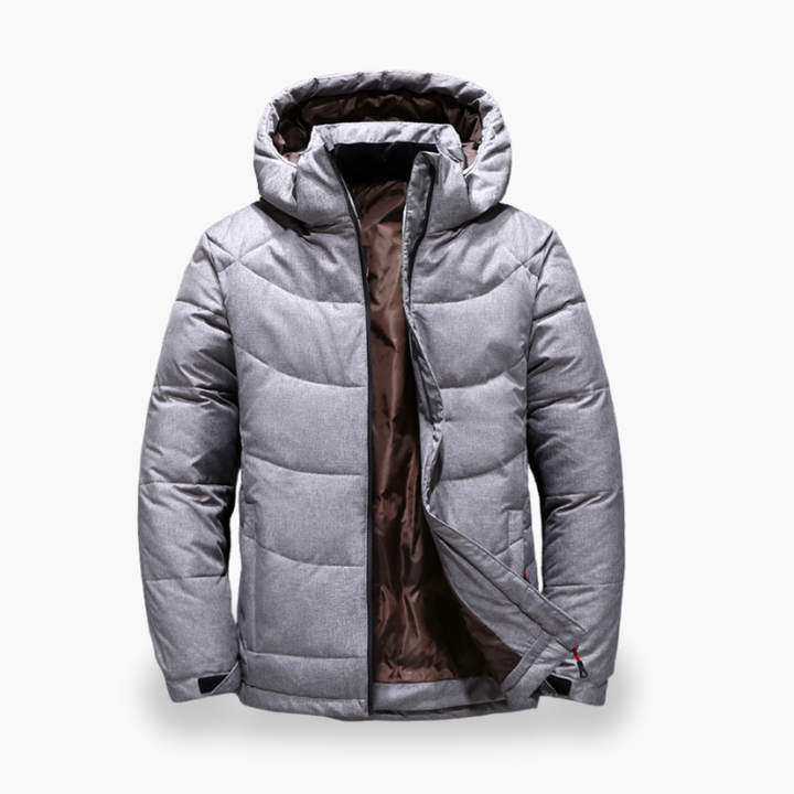 Men's Winter Down Jacket with Hood | Altivaro