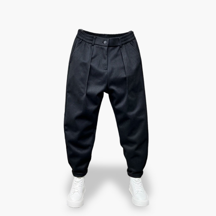 Pantaloni Slim Fit con Pieghe per Uomo | Altivaro