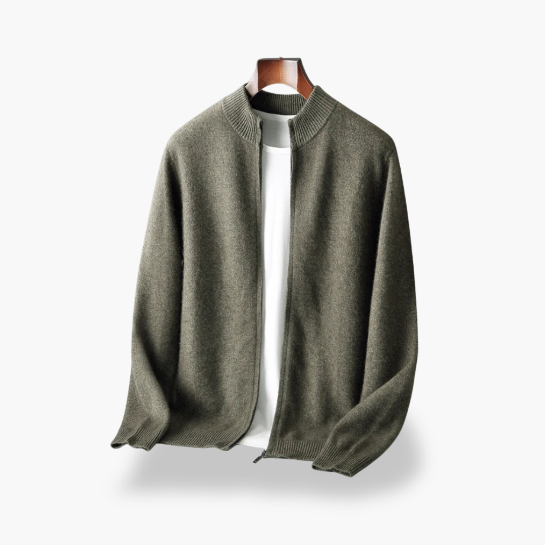 Cardigan Uomo con Zip | Altivaro