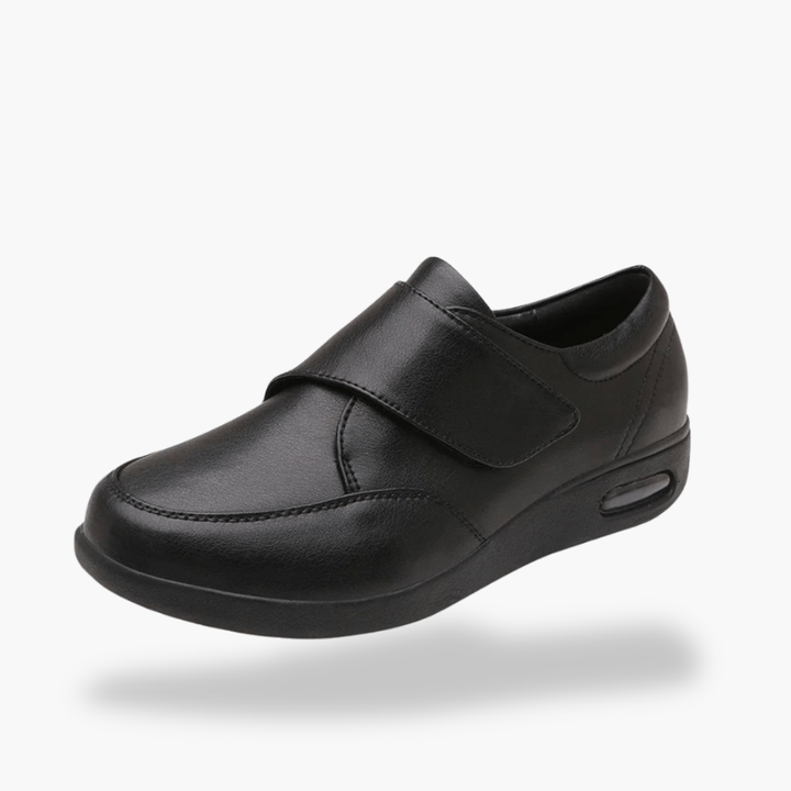 Scarpe Uomo Ortopedico Antiscivolo Velcro Pelle Comoda | Altivaro