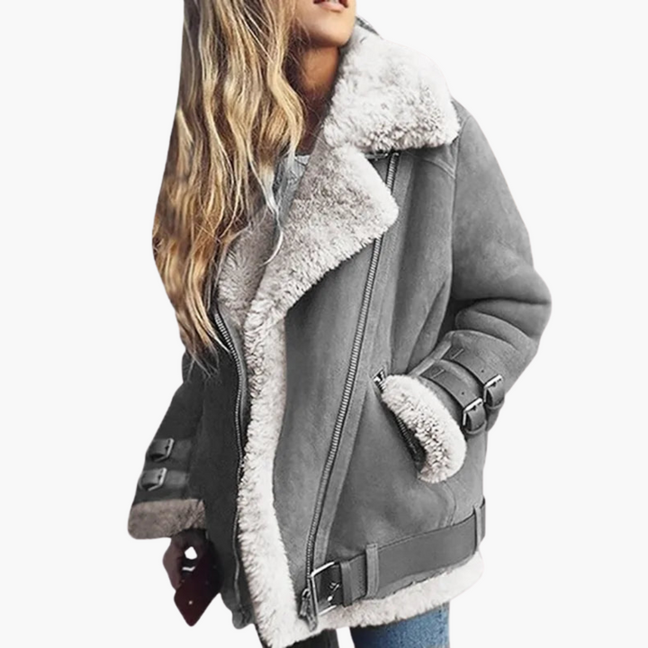 Giacca Invernale Donna Oversize con Zip | Altivaro