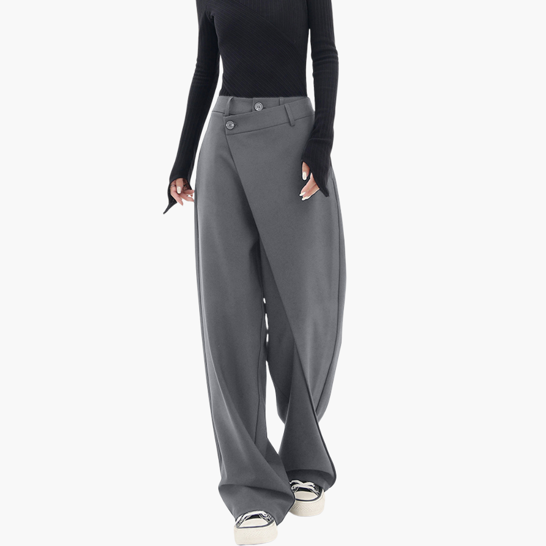 Women's Wide Asymmetric Elegant Pants | Altivaro
