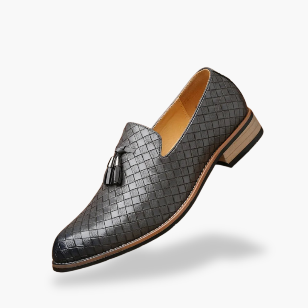 Scarpe da uomo ortopediche in pelle con nappine | Altivaro