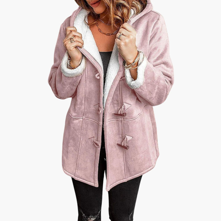 Women's Jacket in Synthetic Fur with Hood | Altivaro
