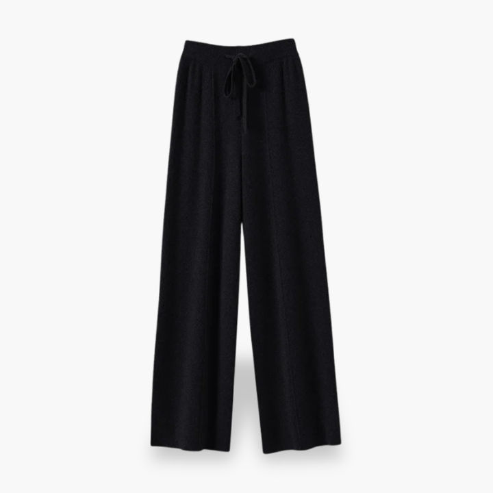 Wide Women's Pants with Drawstring in Fabric | Altivaro