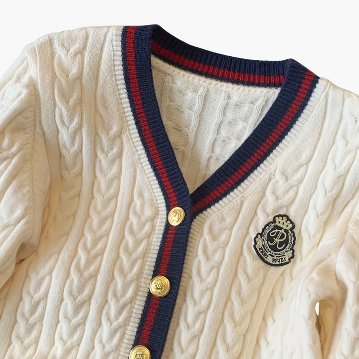Cardigan Donna Bianco in Maglia | Altivaro