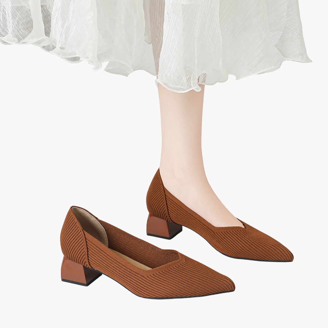 Orthopedic Heeled Shoes in Fabric for Women | Altivaro