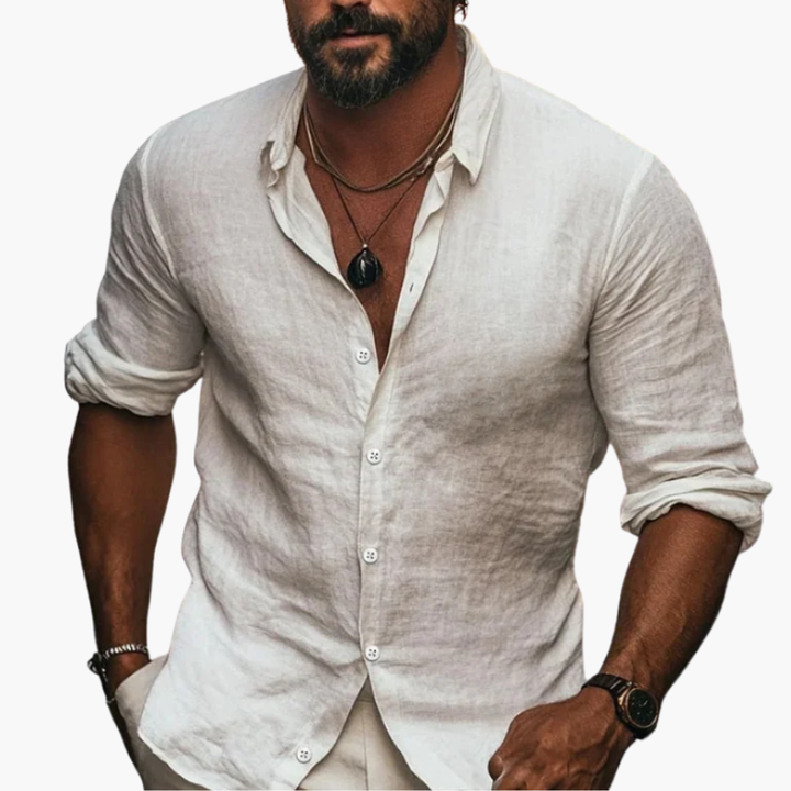 Camicia Uomo con Colletto e Maniche Lunghe | Altivaro