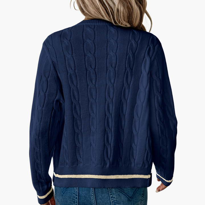 Cardigan Donna con Motivo Intrecciato | Altivaro