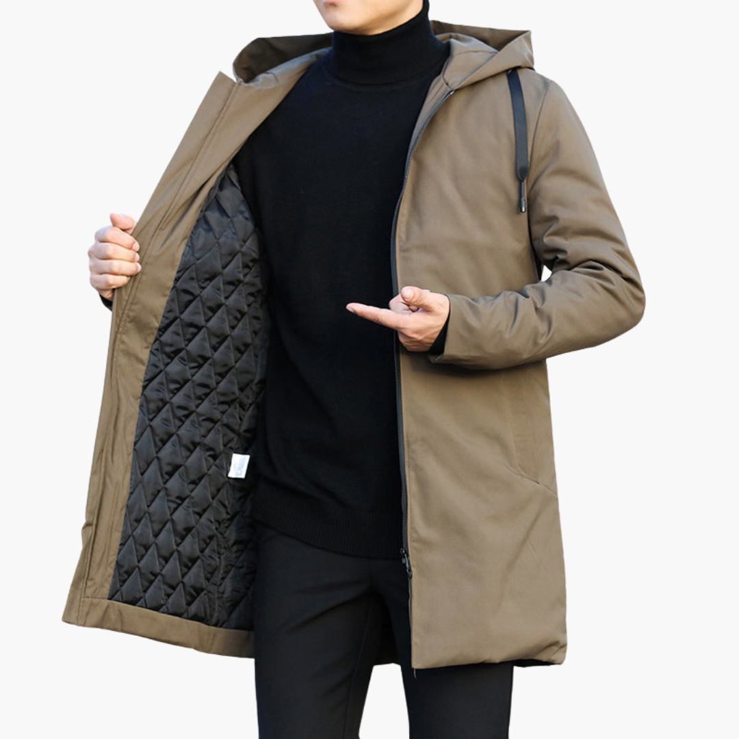 Parka Uomo Impermeabile con Fodera Trapuntata | Altivaro