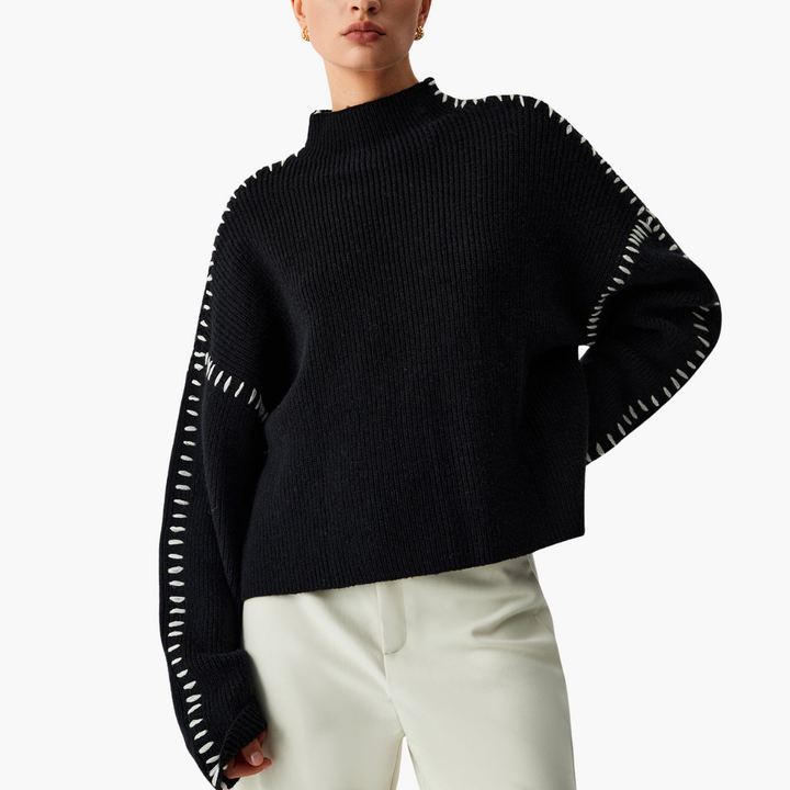 Maglione Donna Lana Collo Alto | Altivaro
