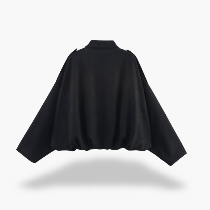 Giacca Donna Oversize Ecopelle Scamosciata Marrone | Altivaro