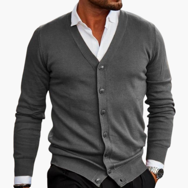 Uomo Cardigan con Bottoni | Altivaro