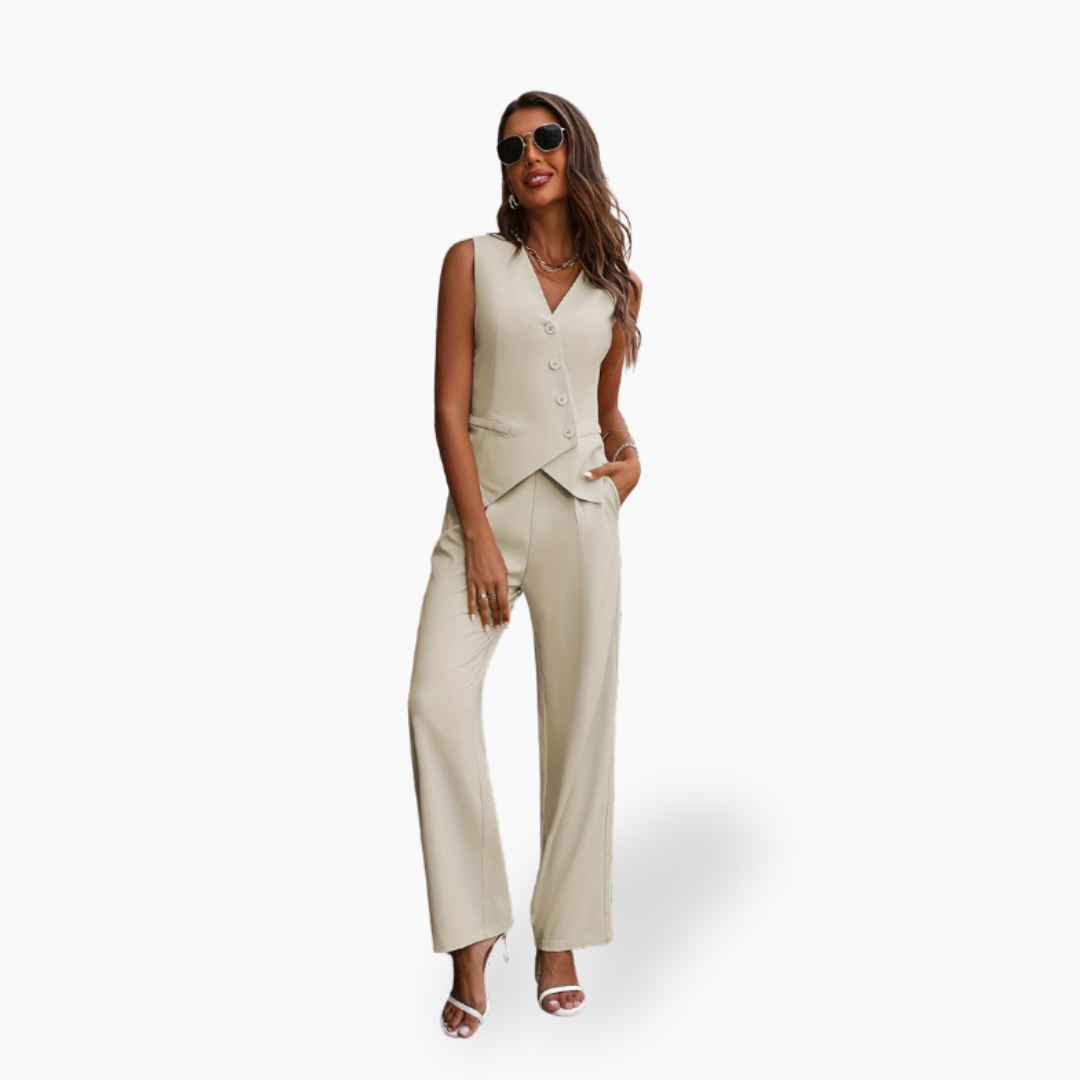 Completo Donna Gilet Pantaloni Elegante | Altivaro-Altivaro