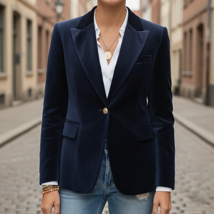 Blazer Donna Velluto Monopetto | Altivaro
