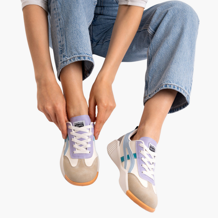 Scarpe Donna Ortopediche Casual Sneakers Pelle Tessuto | Altivaro