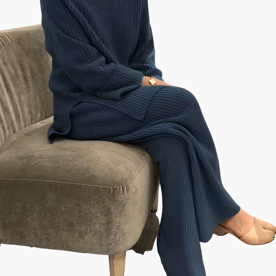 Abito Maglione Donna Lungo Maglia Coste | Altivaro
