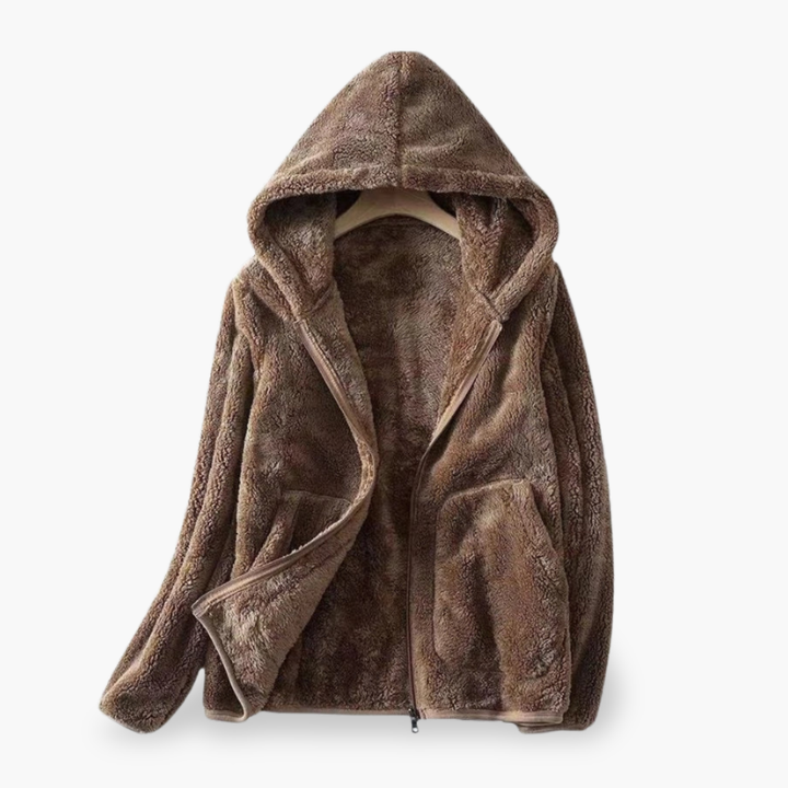 Soft Fleece Jacket with Hood for Women | Altivaro