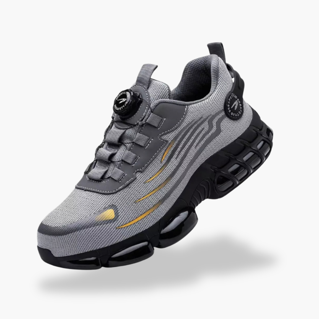 Scarpe Ortopediche Uomo Grigio Traspiranti Antinfortunistiche Ultraleggere | Altivaro-Altivaro