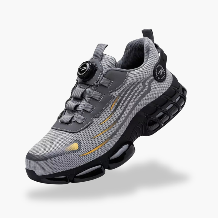 Scarpe Ortopediche Uomo Grigio Traspiranti Antinfortunistiche Ultraleggere | Altivaro-Altivaro