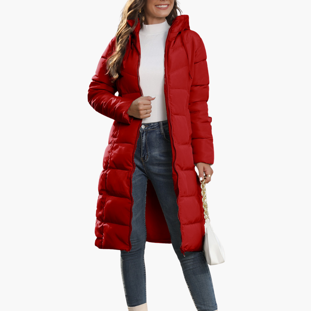 Piumino Lungo con Cappuccio Donna Invernale | Altivaro