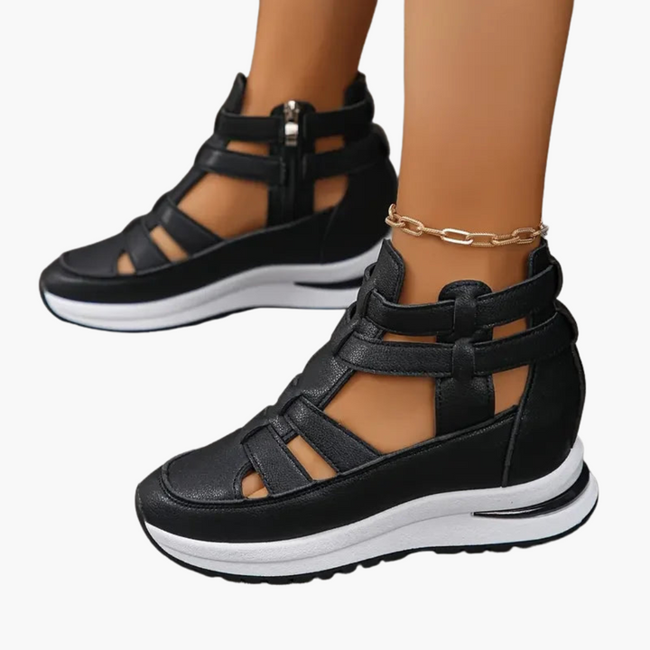 Sandals Orthopedic Women's Sneakers Wedge Summer Leather | Altivaro