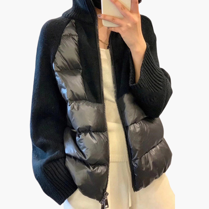 Parka Donna con Collo Alto e Zip | Altivaro