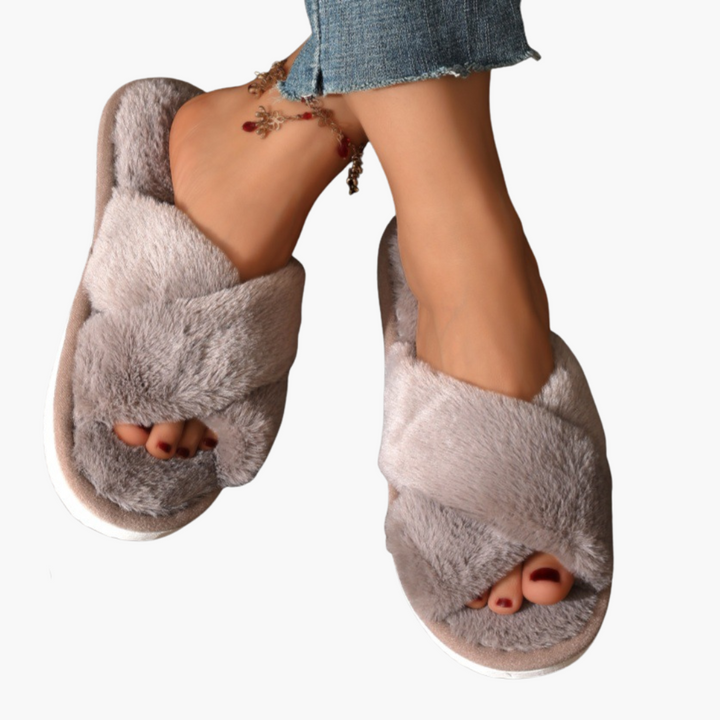 Women's Plush Orthopedic Non-slip Slippers | Altivaro